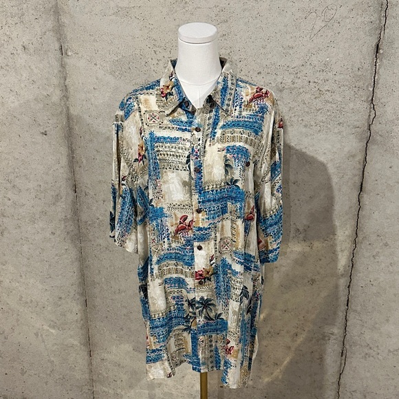 Campia Other - Vintage Campia Hawaiian Shirt | Y2K 90s Resortwear | Beach Vacation Button Up